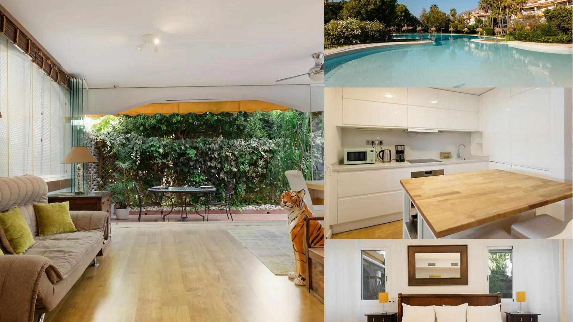 Ground Floor Holiday Apartment With Terrace And Pool In Puerto Banus, Марбелья